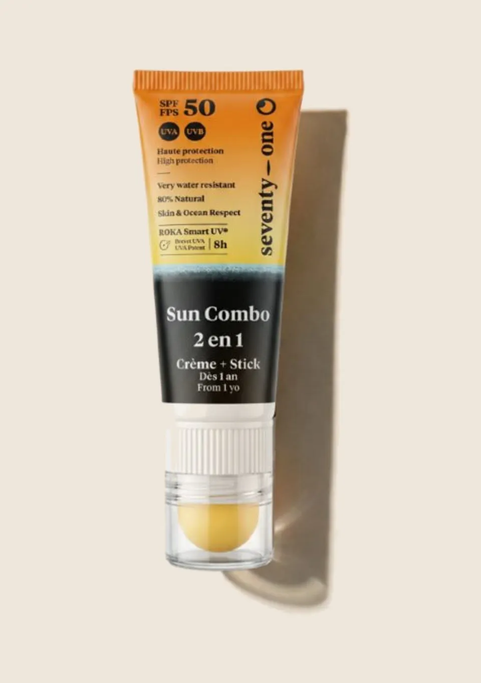 seventyone-percent-sun-combo-spf50-cr-me-stick-visage-l-vres image 1