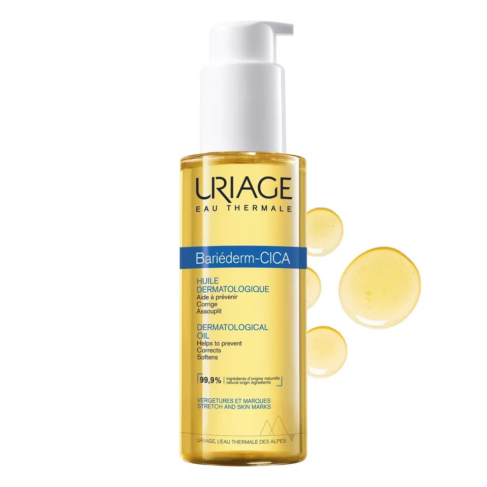 uriage-bari-derm-cica-huile-dermatologique-anti-vergetures-100-ml image 1