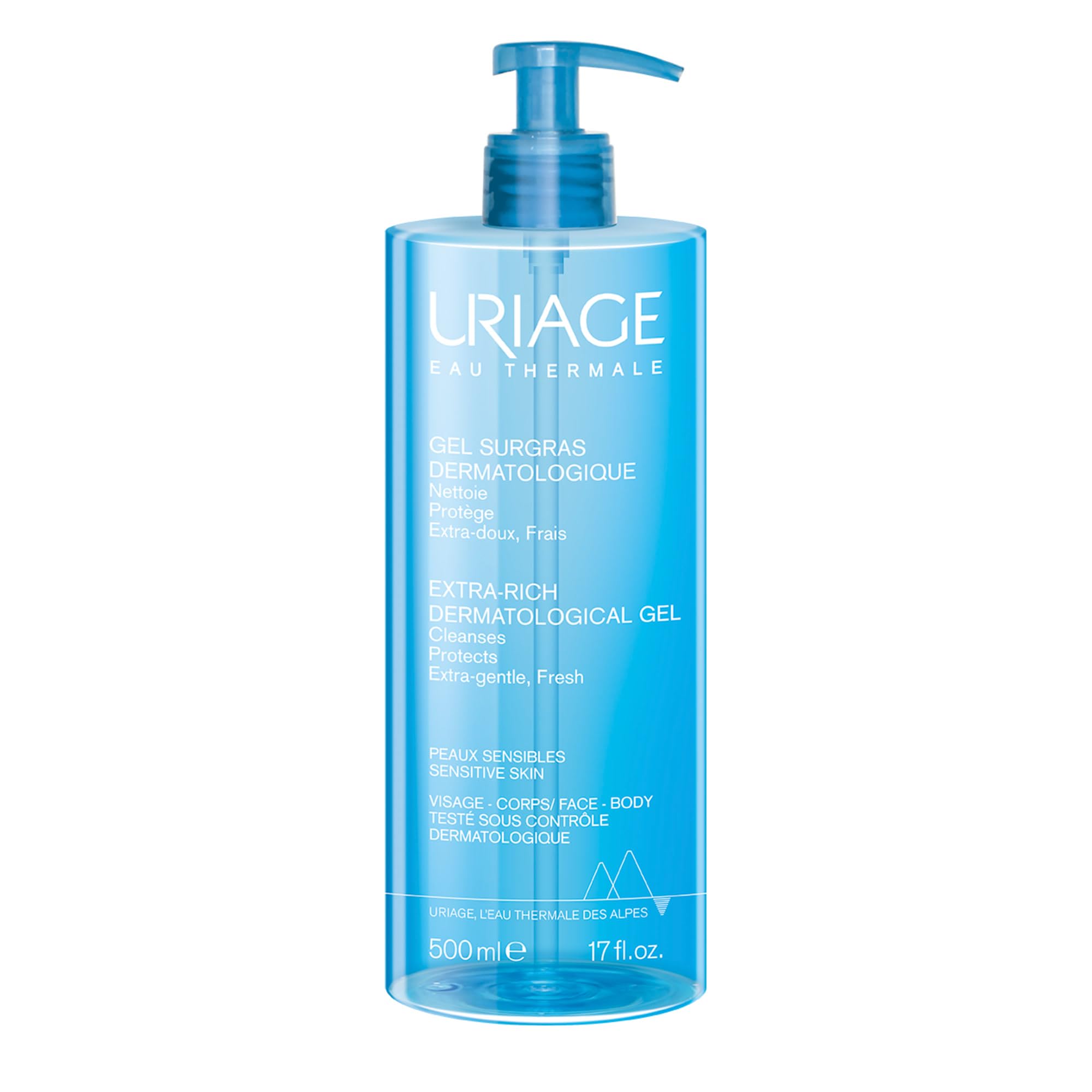 uriage-gel-surgras-nettoyant-extra-riche-visage-et-corps-500-ml image 1