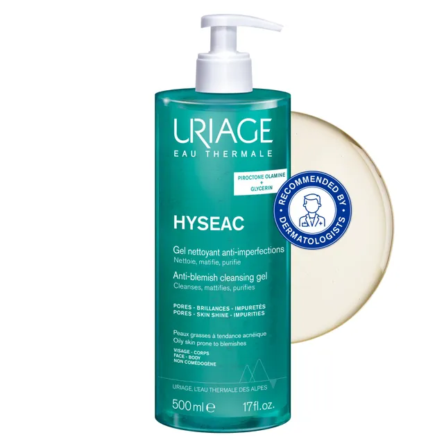 uriage-hys-ac-gel-nettoyant-visage-et-dos-500-ml-peaux-grasses-acn-iques image 1