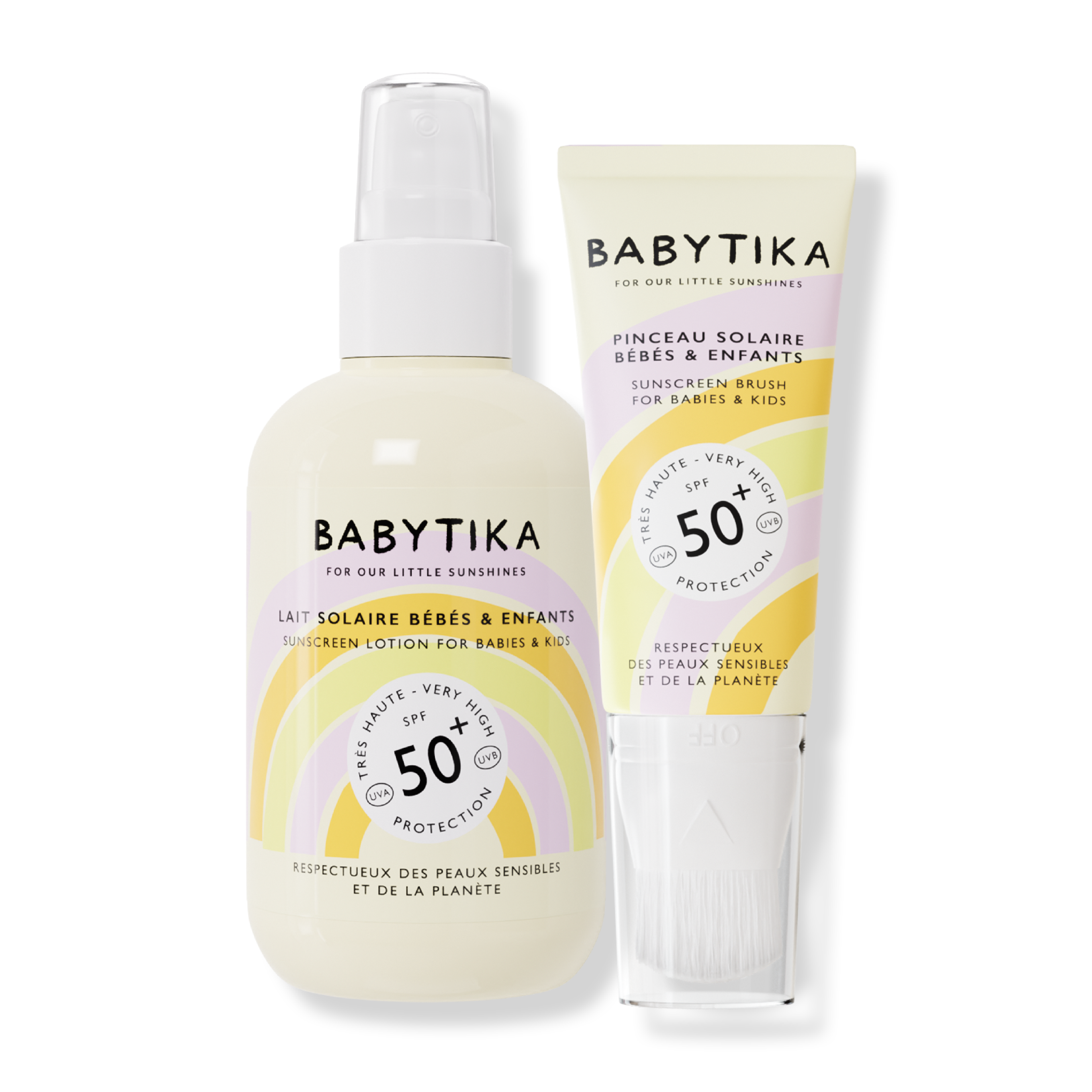 mimitika-duo-babytika-spf50-lait-solaire-pinceau-visage-enfant image 1