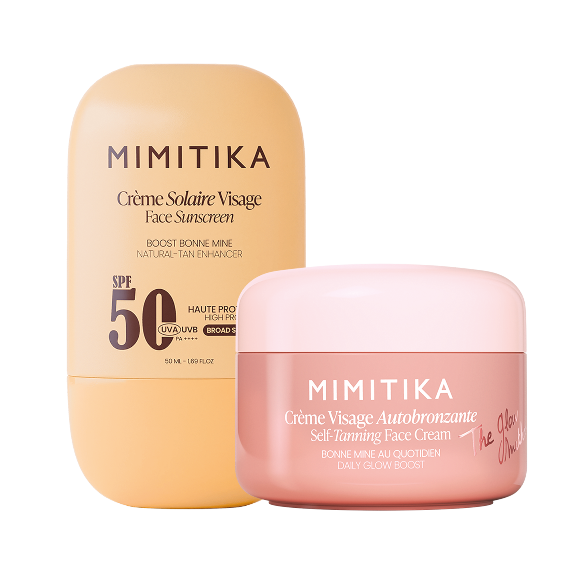 mimitika-duo-best-sellers-cr-me-visage-spf50-autobronzante image 1