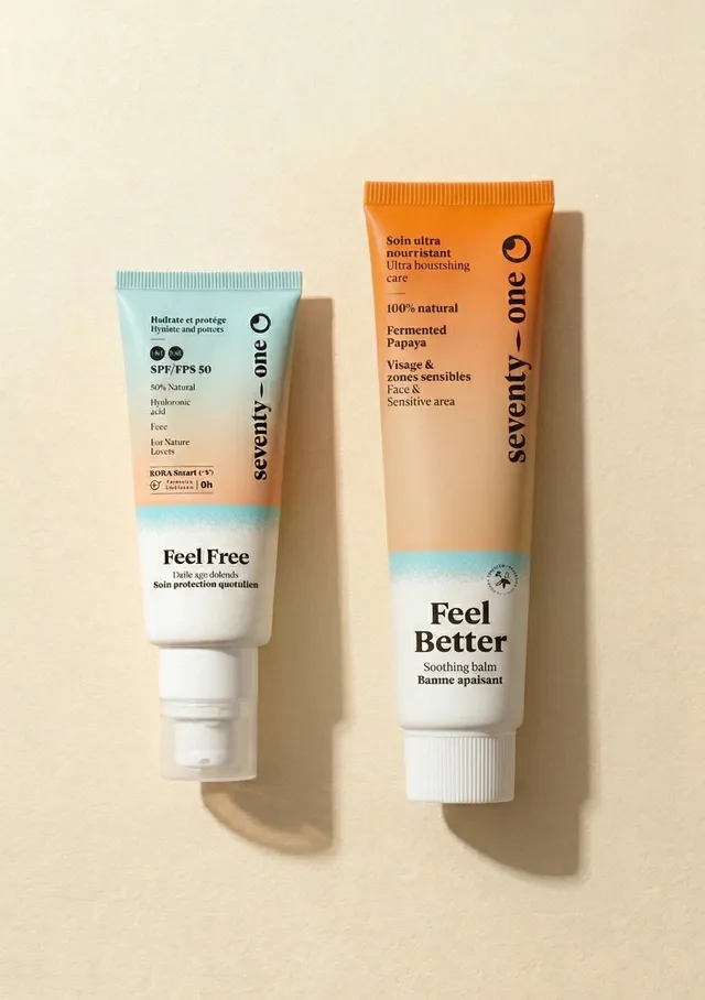 seventyone-percent-routine-visage-jour-et-nuit-hydratante-feel-free-feel-better image 1