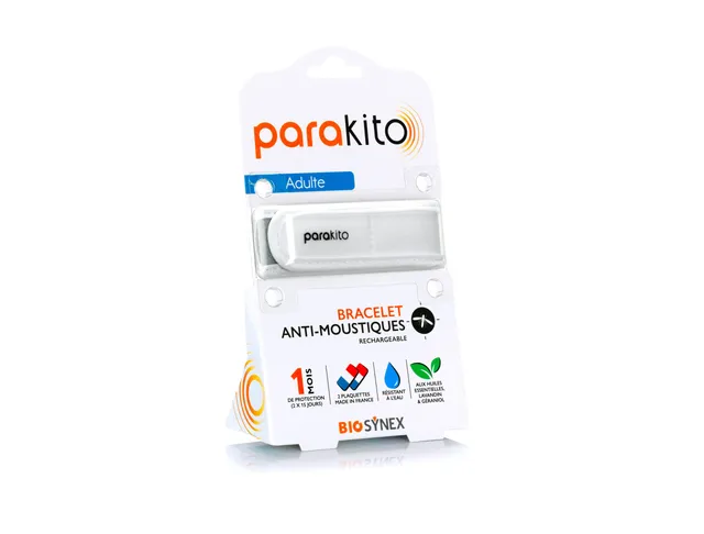 parakito-bracelet-anti-moustiques-blanc-bracelet-wristband image 1