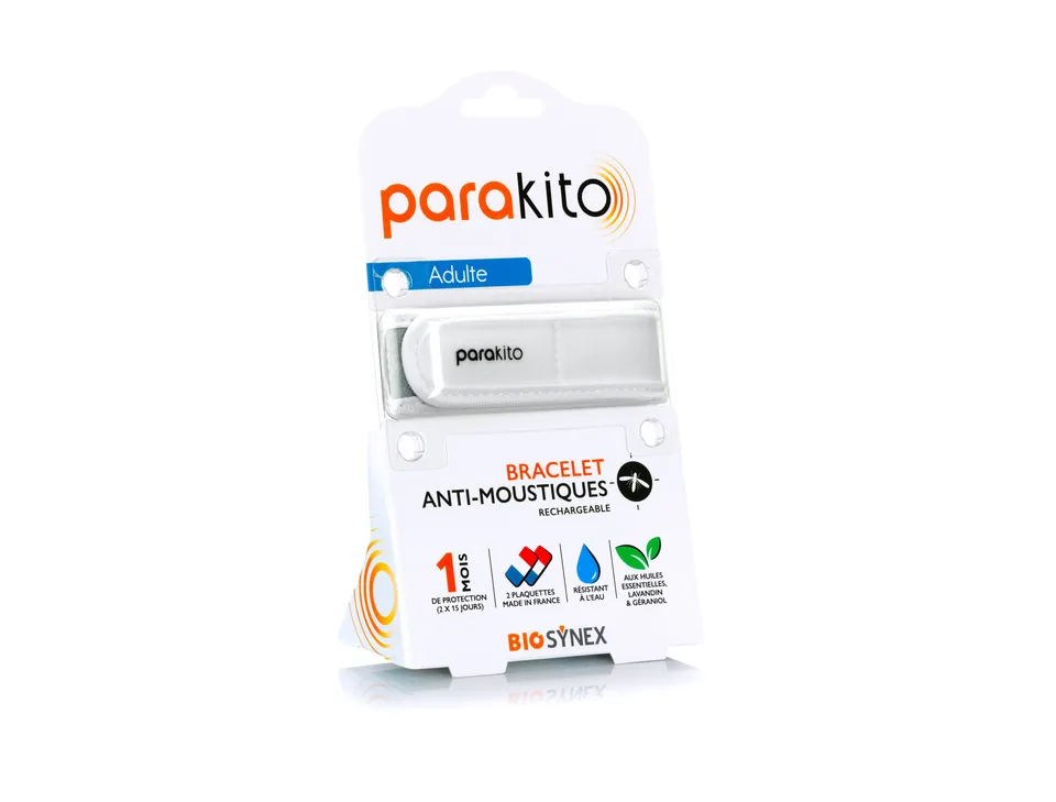 parakito-bracelet-anti-moustiques-blanc-bracelet-wristband image 1