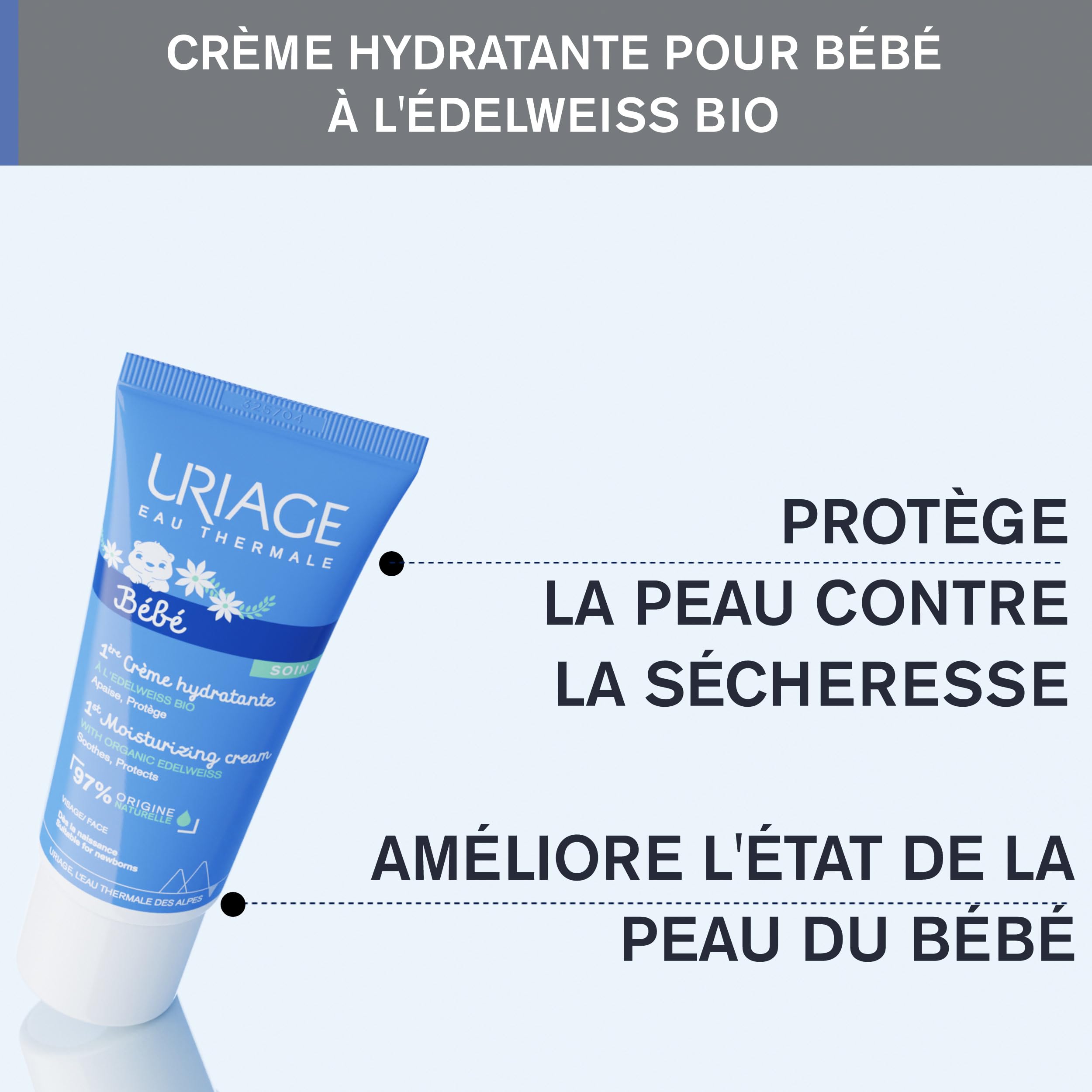 uriage-b-b-cr-me-hydratante-visage-edelweiss-bio-40ml image 3