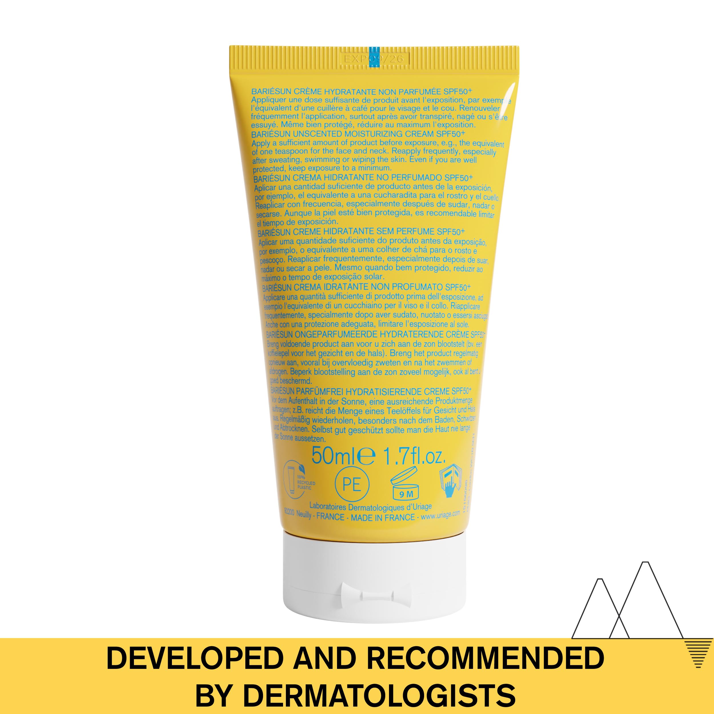 uriage-bari-sun-cr-me-solaire-visage-sans-parfum-spf50-50ml image 6