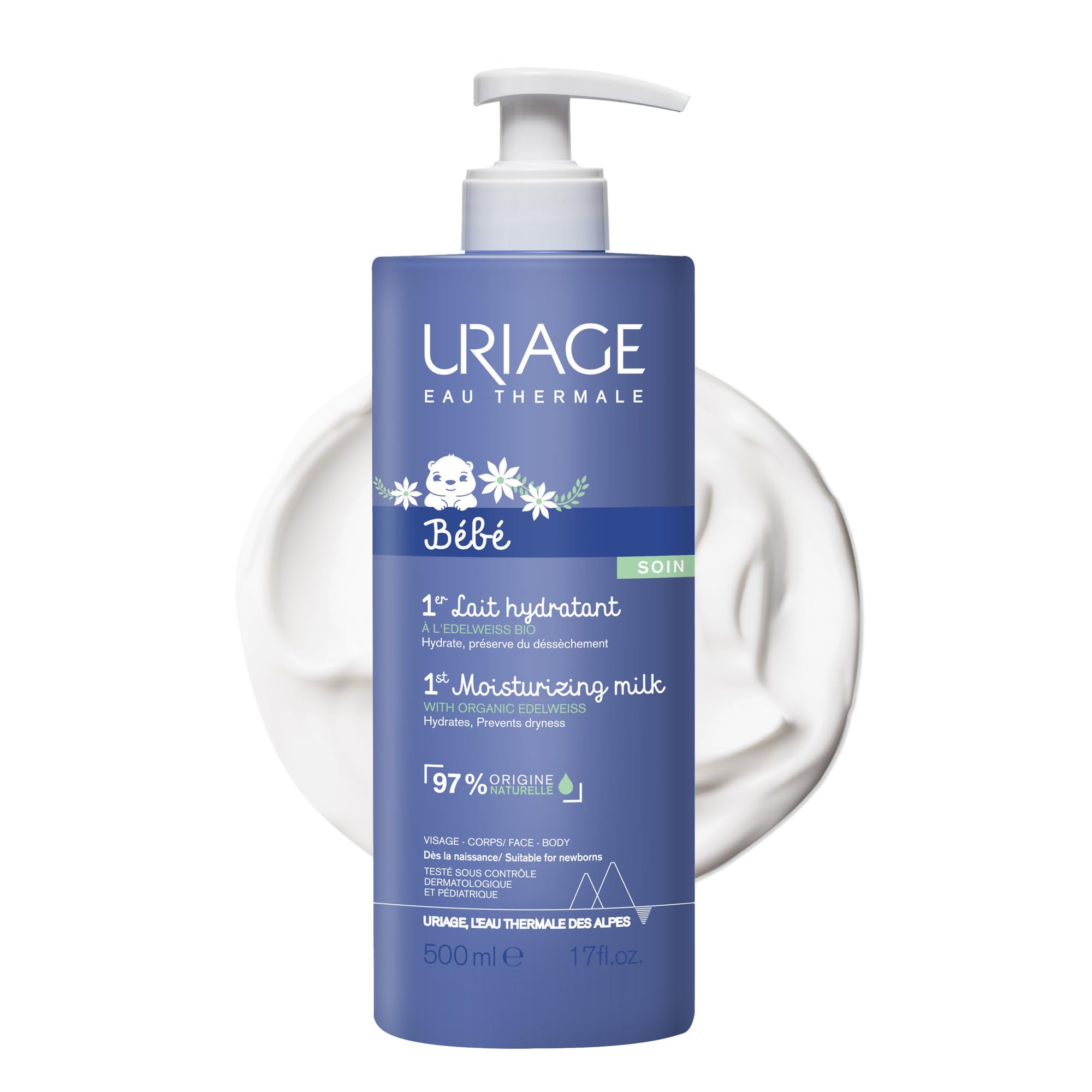 uriage-b-b-1er-lait-hydratant-corps-500ml image 1