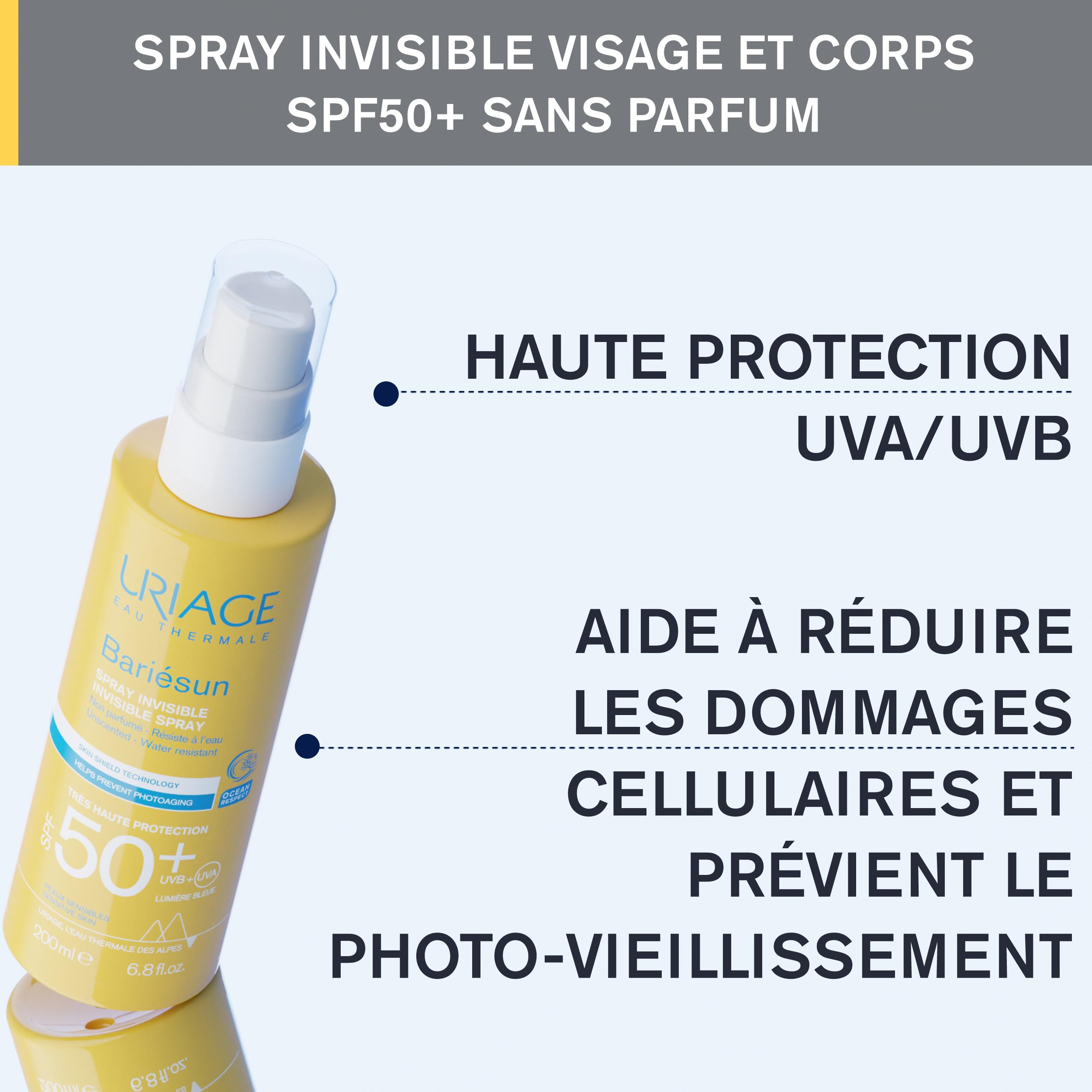 uriage-bari-sun-spray-invisible-spf50-sans-parfum-200-ml image 3