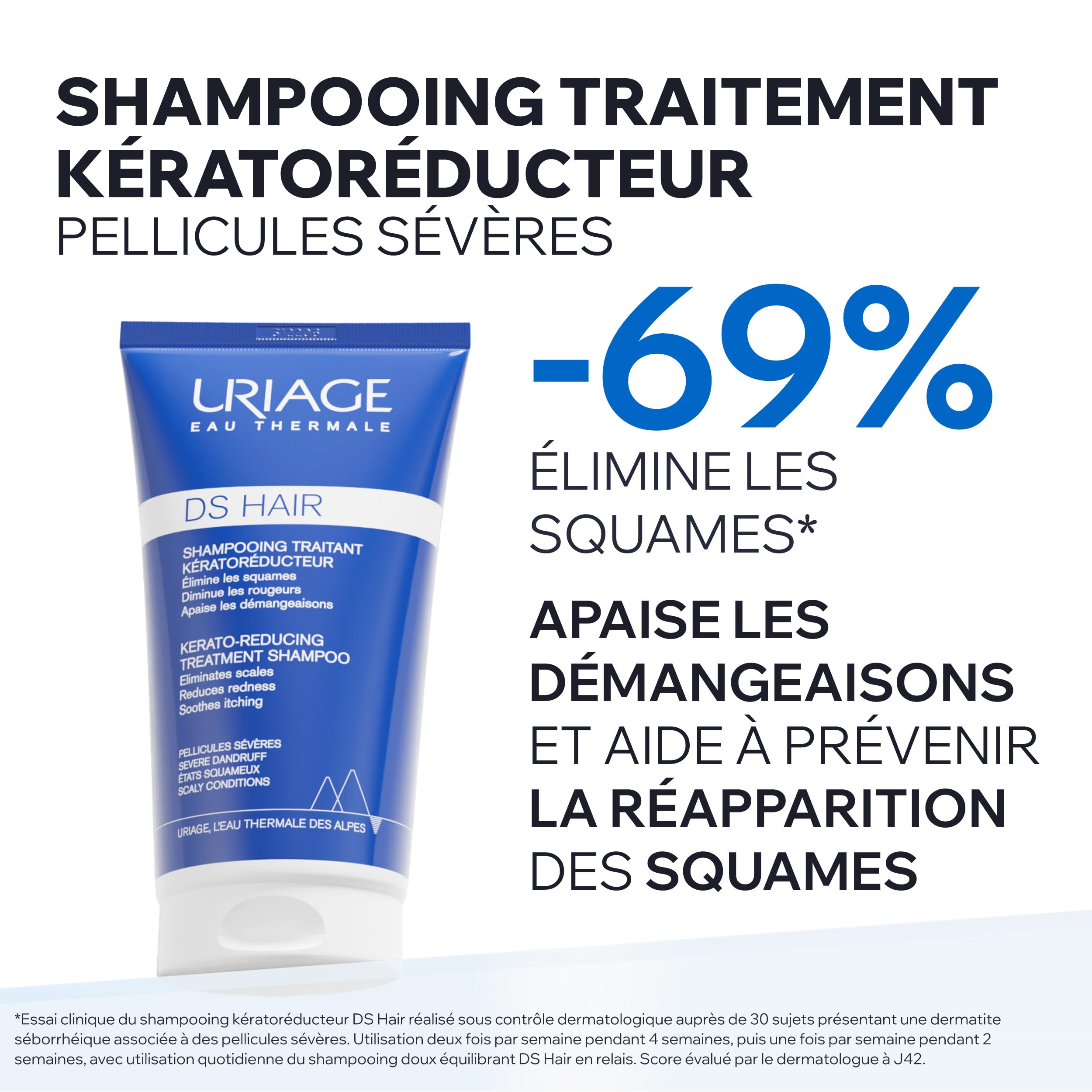 uriage-ds-hair-shampooing-traitant-k-rator-ducteur-150-ml image 2