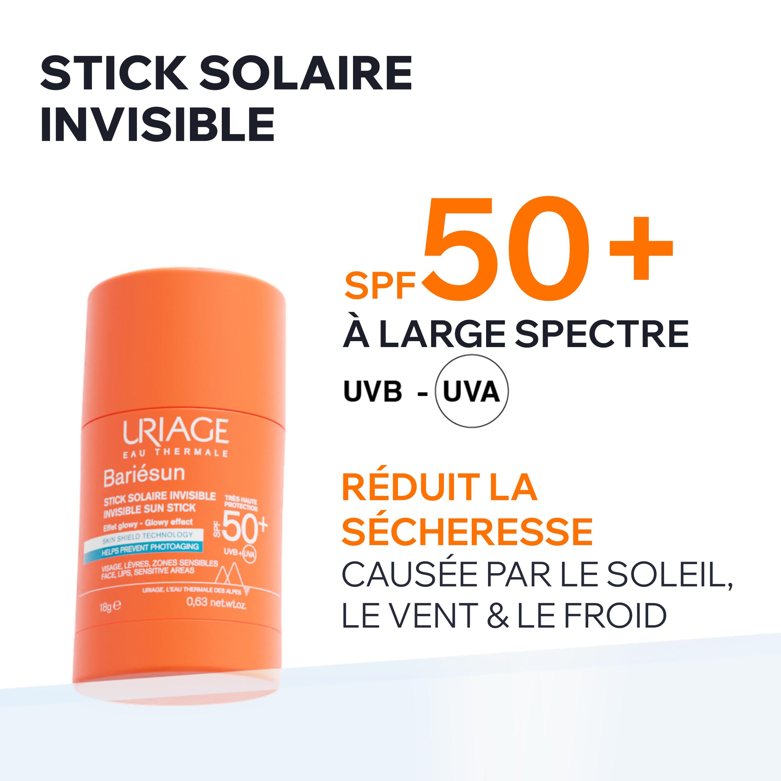uriage-bari-sun-stick-solaire-invisible-visage-spf50-18g image 2