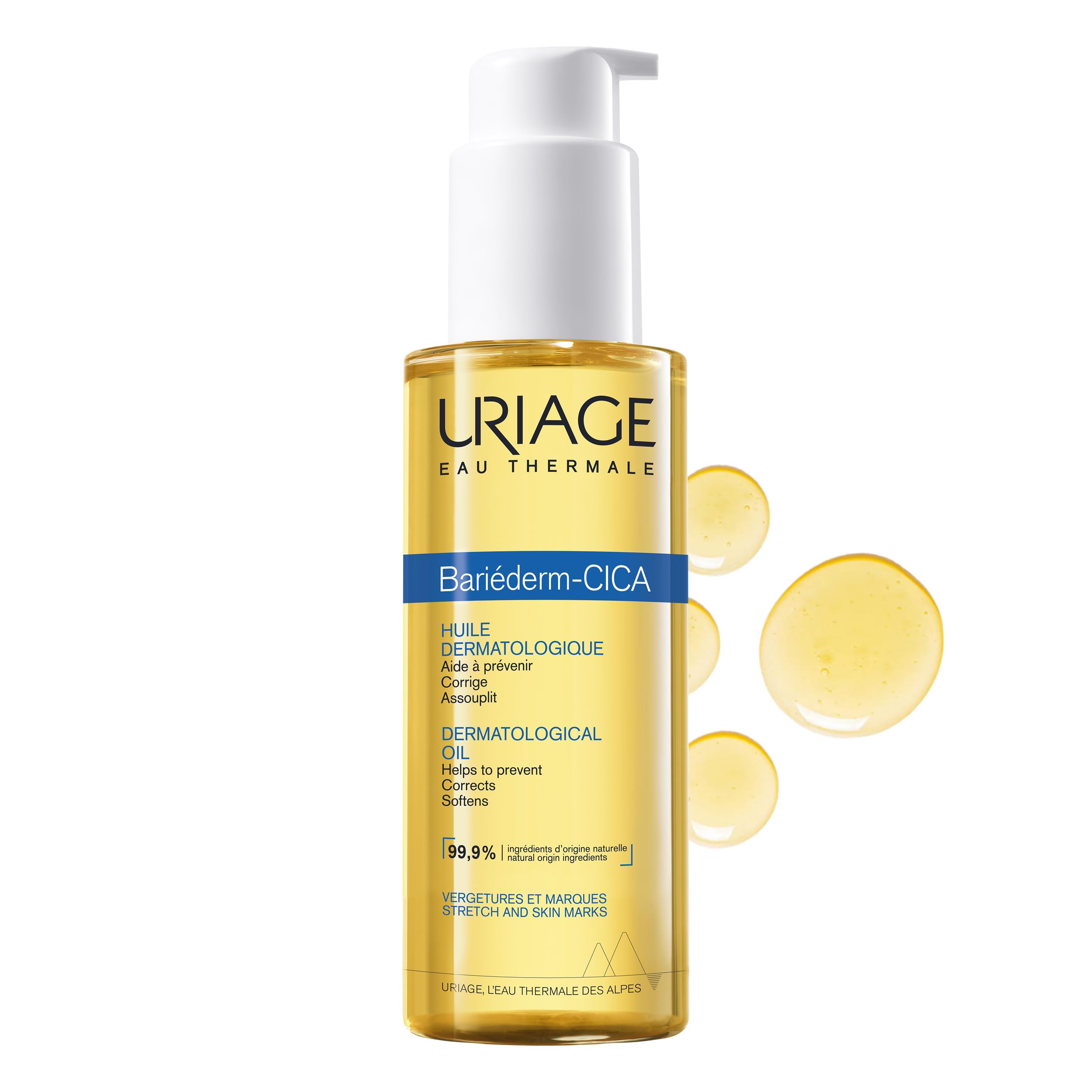 uriage-bari-derm-cica-huile-dermatologique-anti-vergetures-100-ml image 1