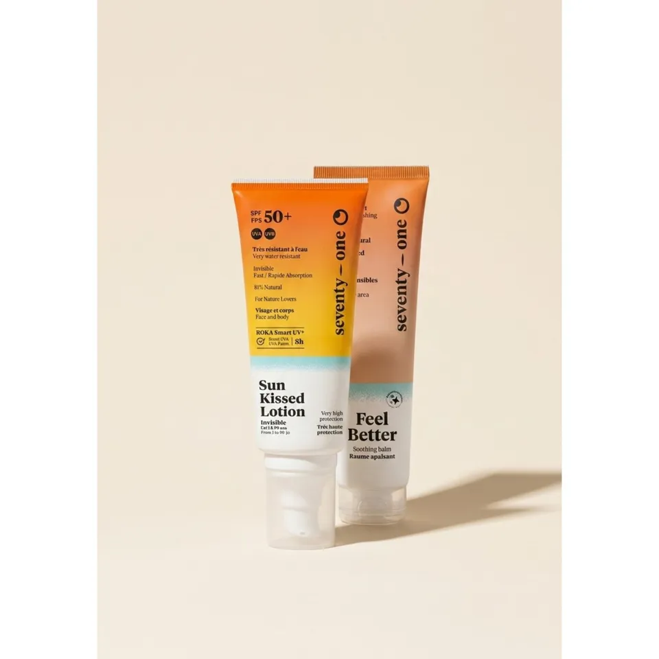seventyone-percent-le-duo-visage-signature-duo-soin-visage-spf50-et-baume-nuit image 1