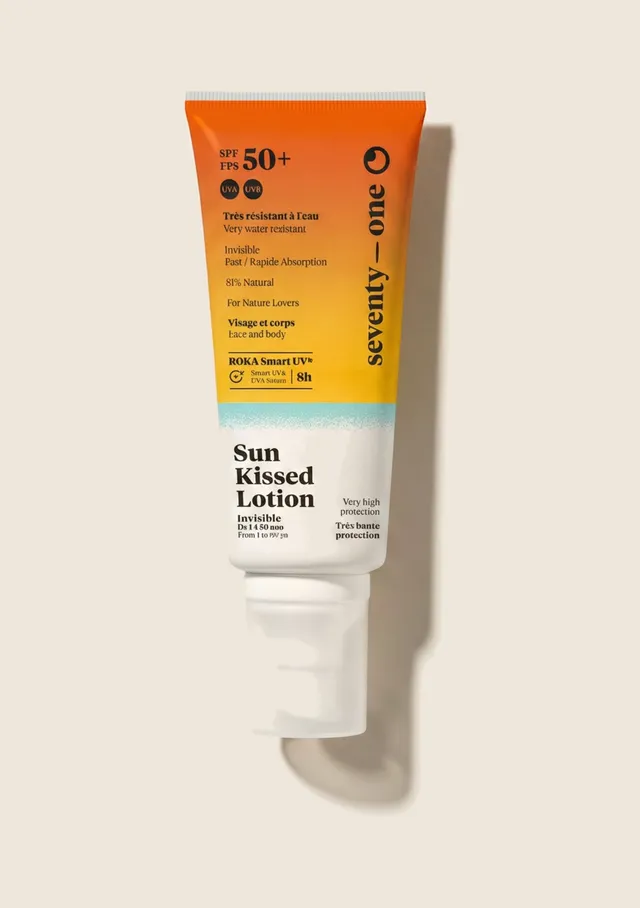 seventyone-percent-sun-kissed-lotion-spf50-lotion-solaire-famille image 1