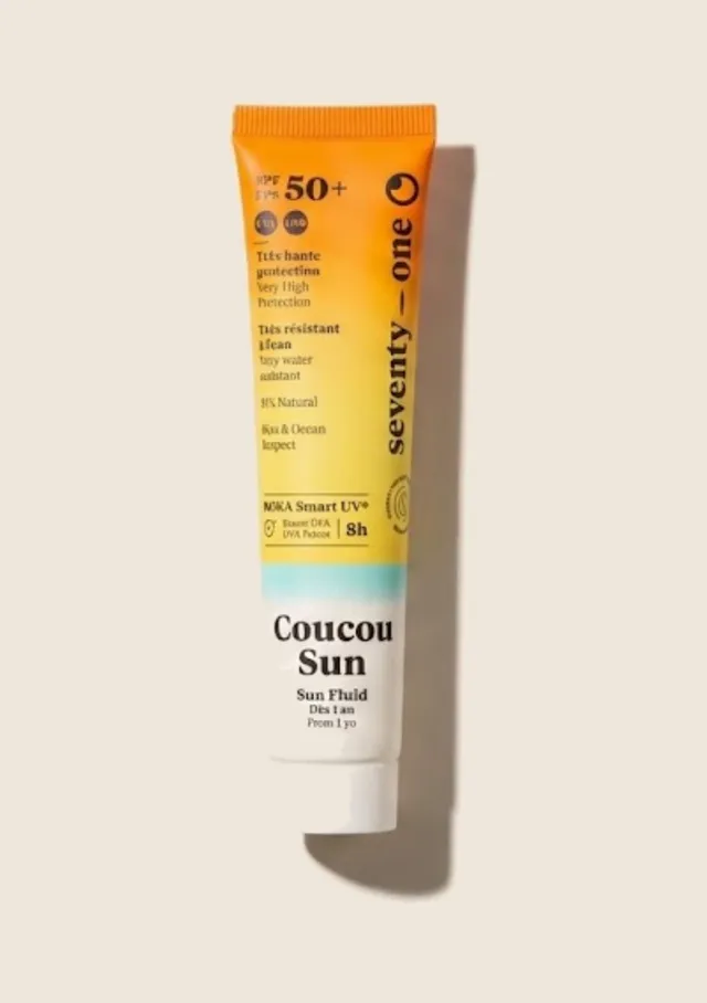 seventyone-percent-coucou-sun-spf50-fluide-solaire-visage-et-corps image 1
