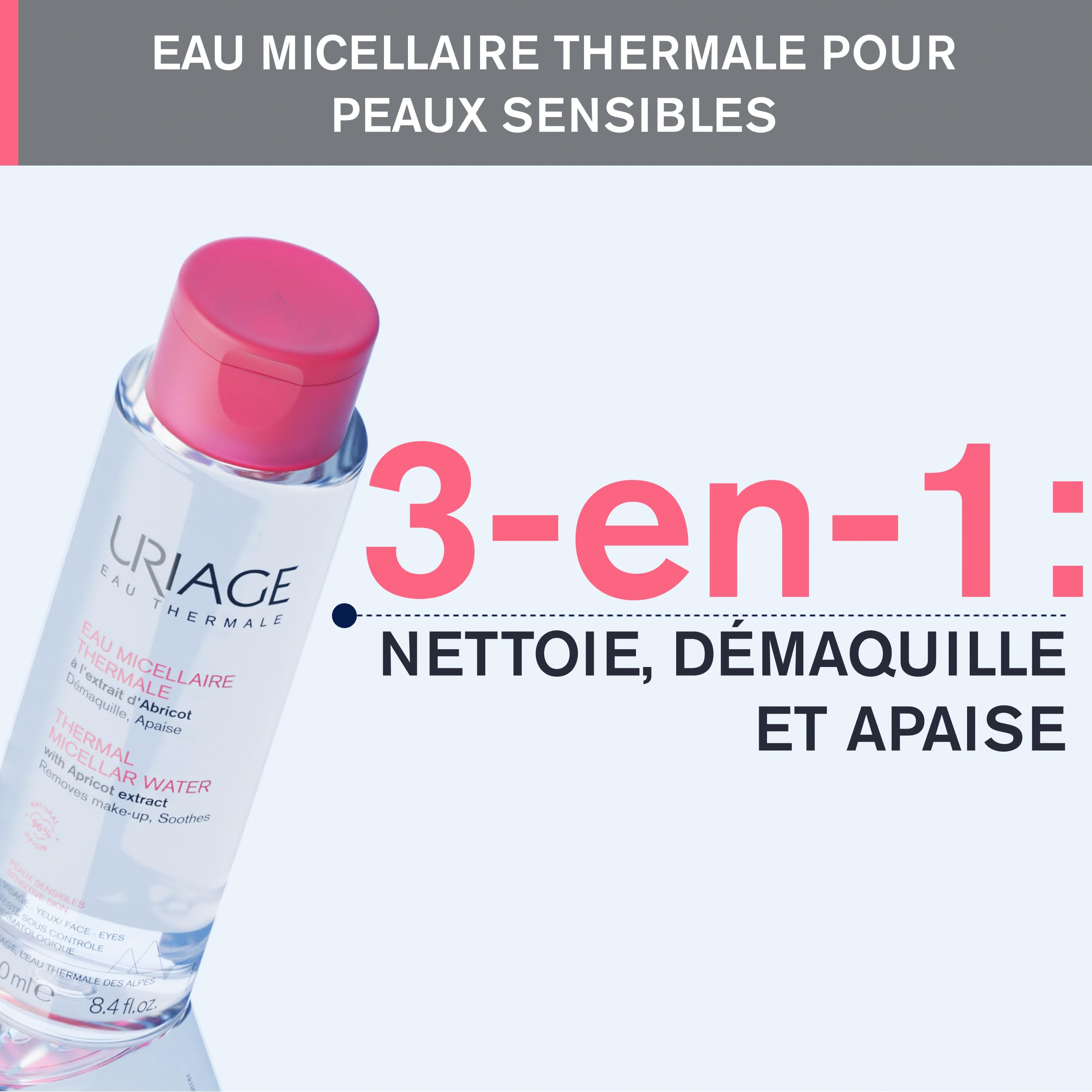 uriage-eau-micellaire-thermale-peaux-sensibles-3-en-1-250ml image 4