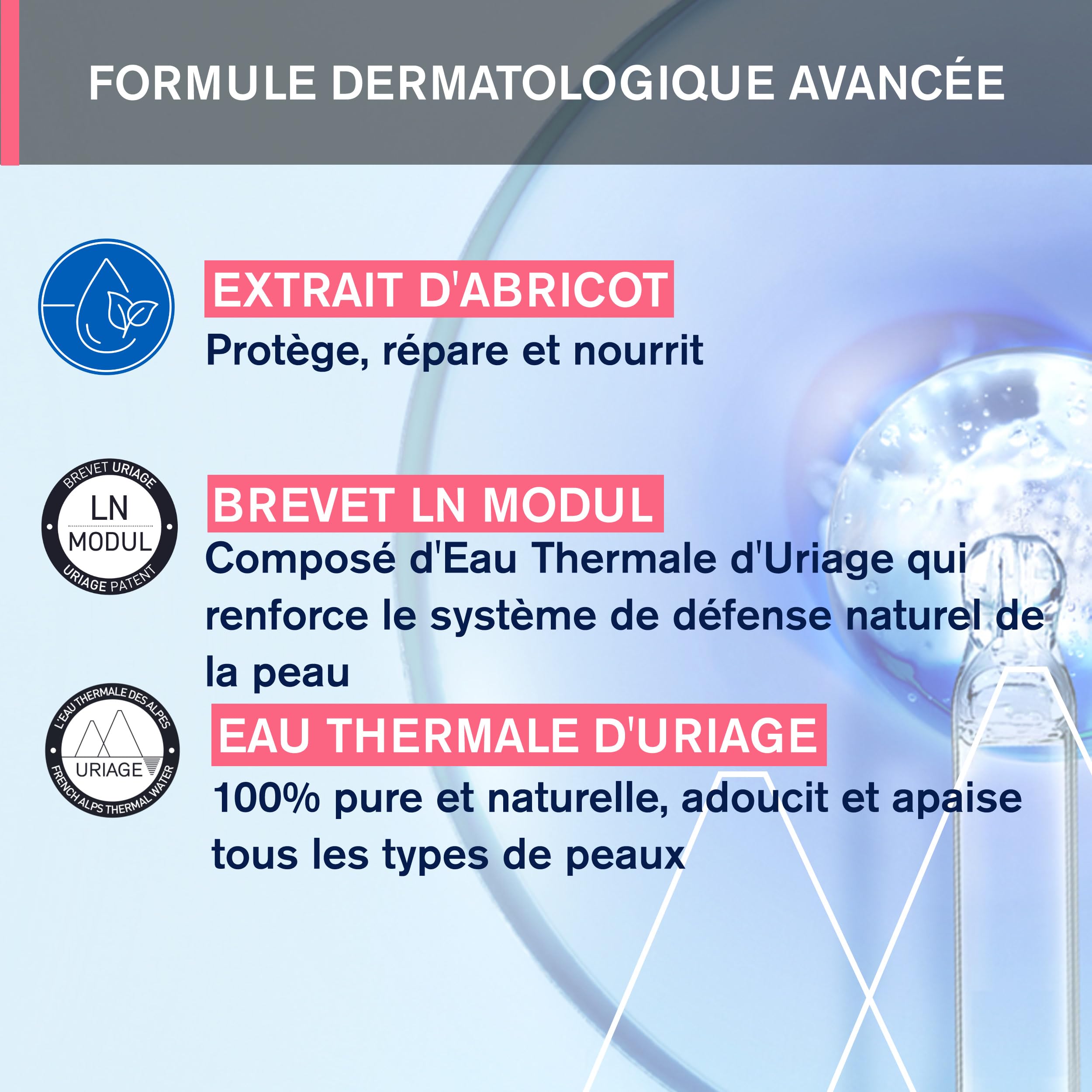 uriage-eau-micellaire-thermale-peaux-sensibles-3-en-1-250ml image 3