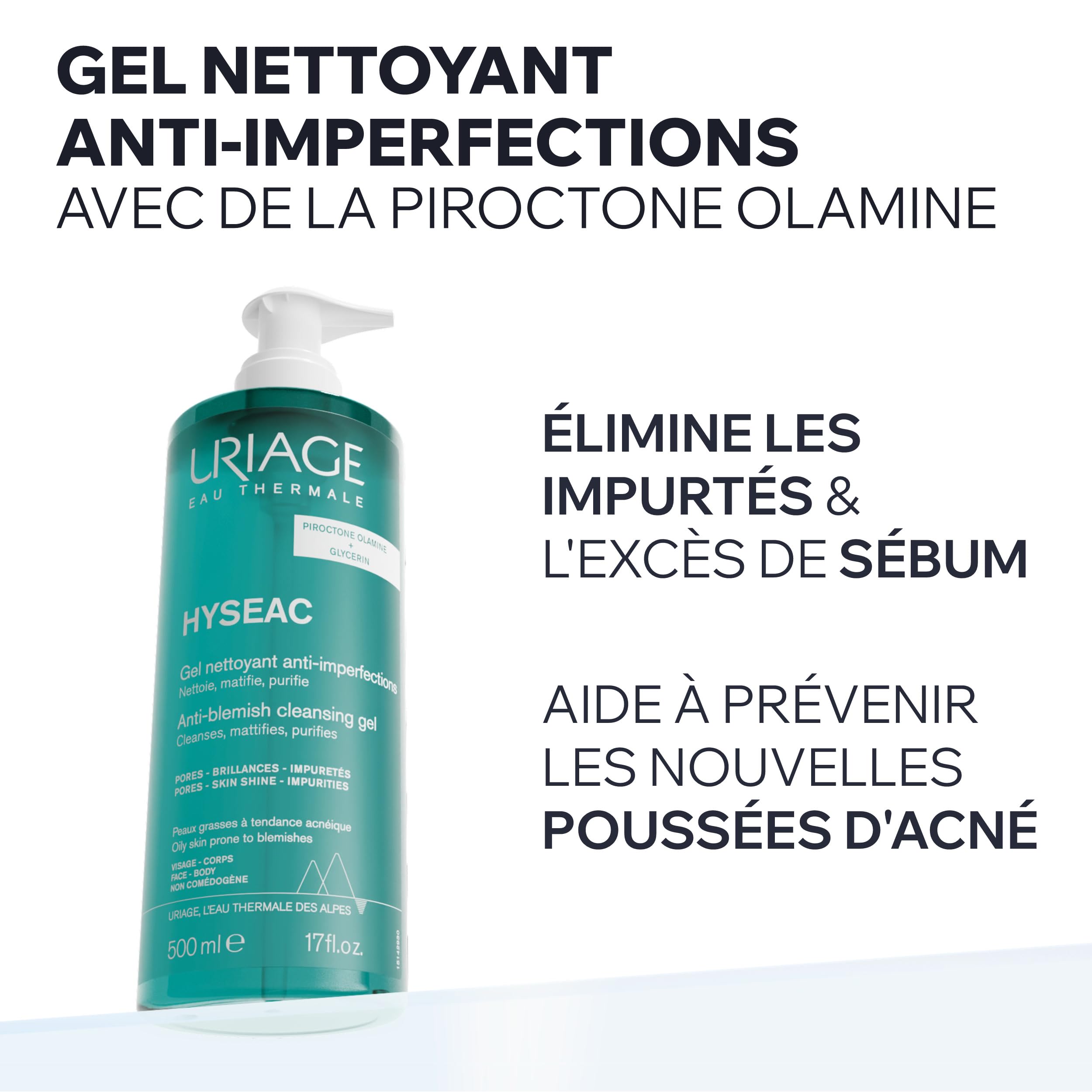 uriage-hys-ac-gel-nettoyant-visage-et-dos-500-ml-peaux-grasses-acn-iques image 2