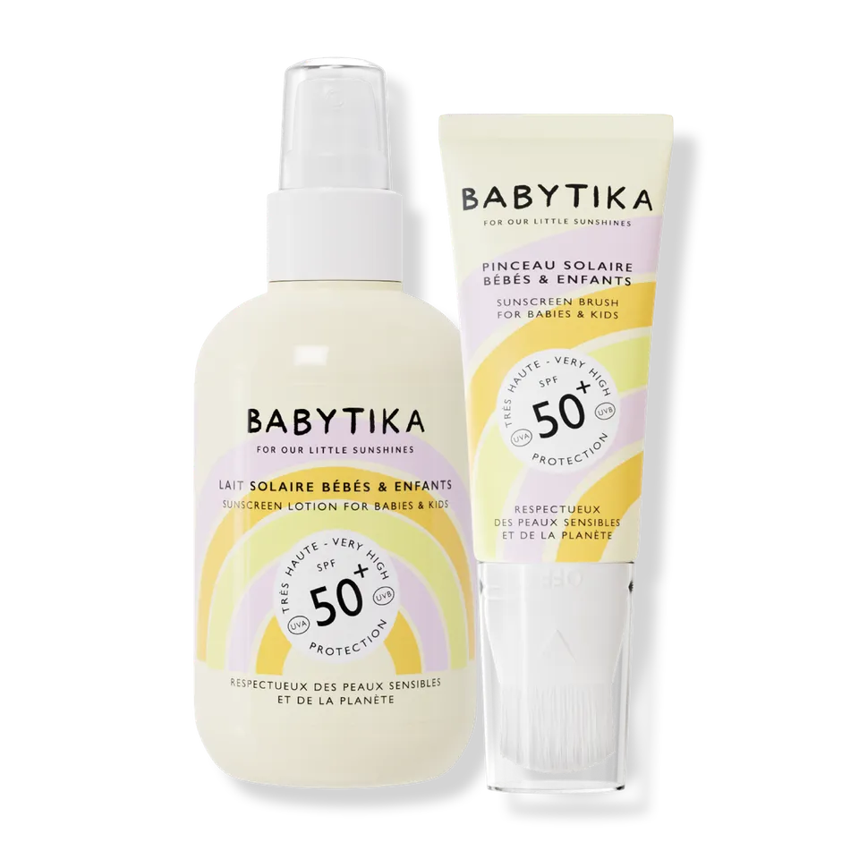 mimitika-duo-babytika-spf50-lait-solaire-pinceau-visage-enfant image 1