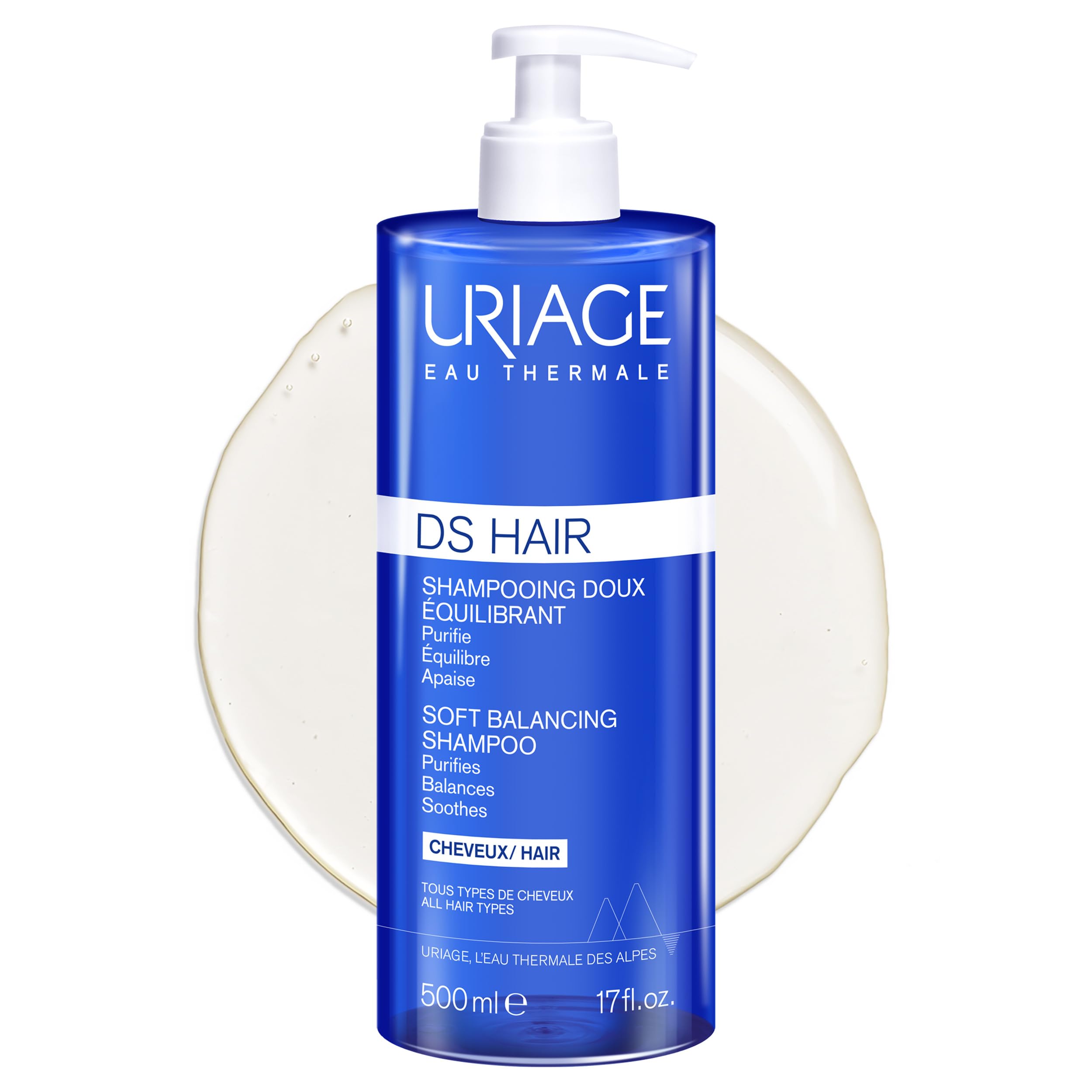 uriage-ds-hair-shampooing-quilibrant-500ml-cuir-chevelu-sensible image 1