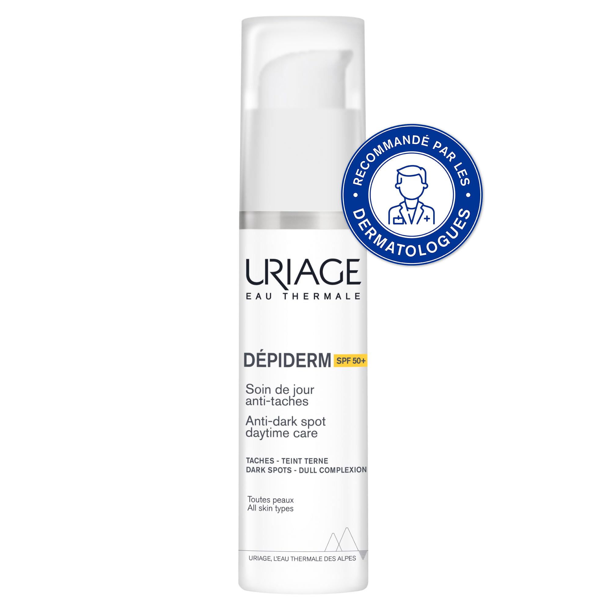 uriage-d-piderm-soin-de-jour-anti-taches-spf50-teint-clair-30ml image 8