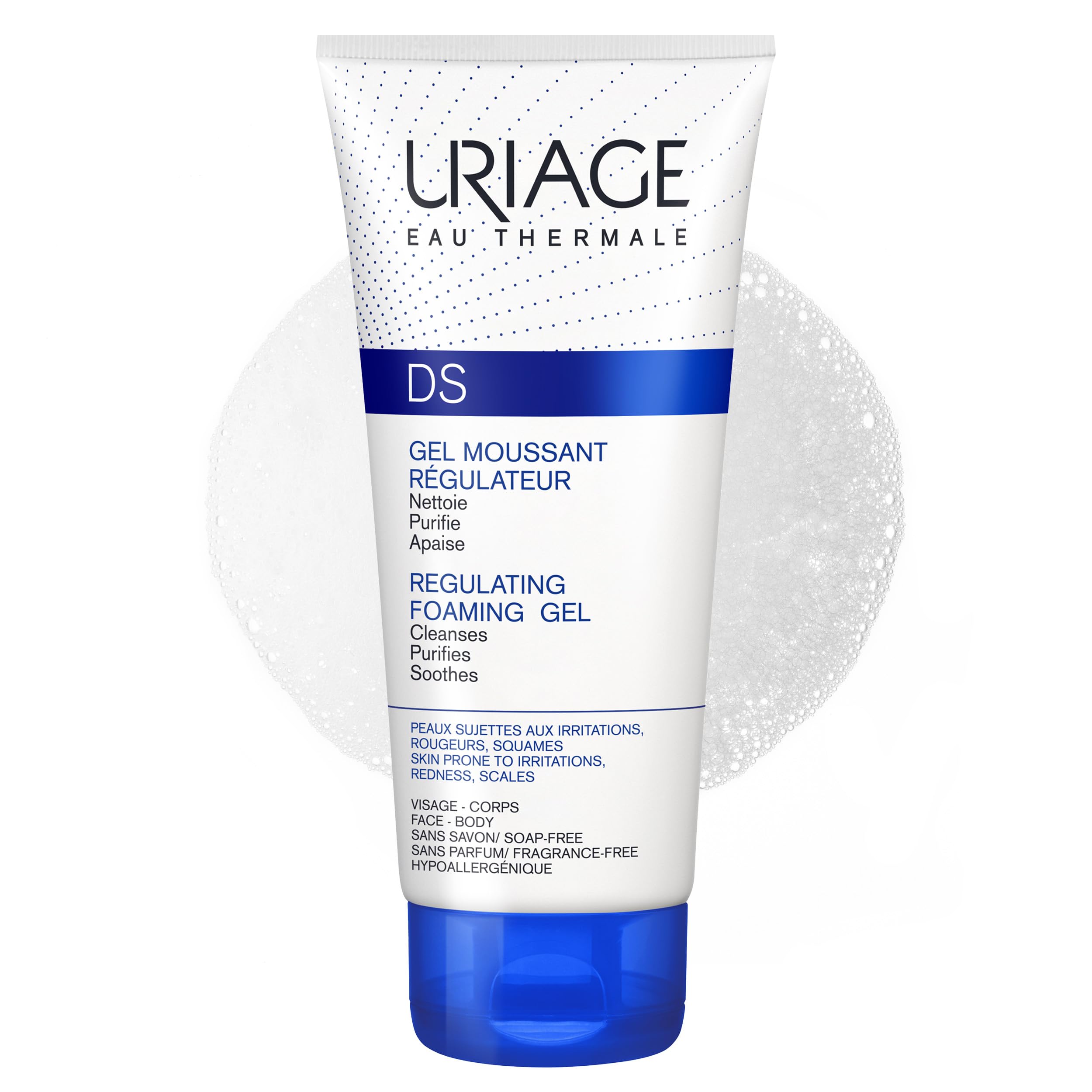 uriage-ds-gel-moussant-r-gulateur-visage-corps-cheveux image 1