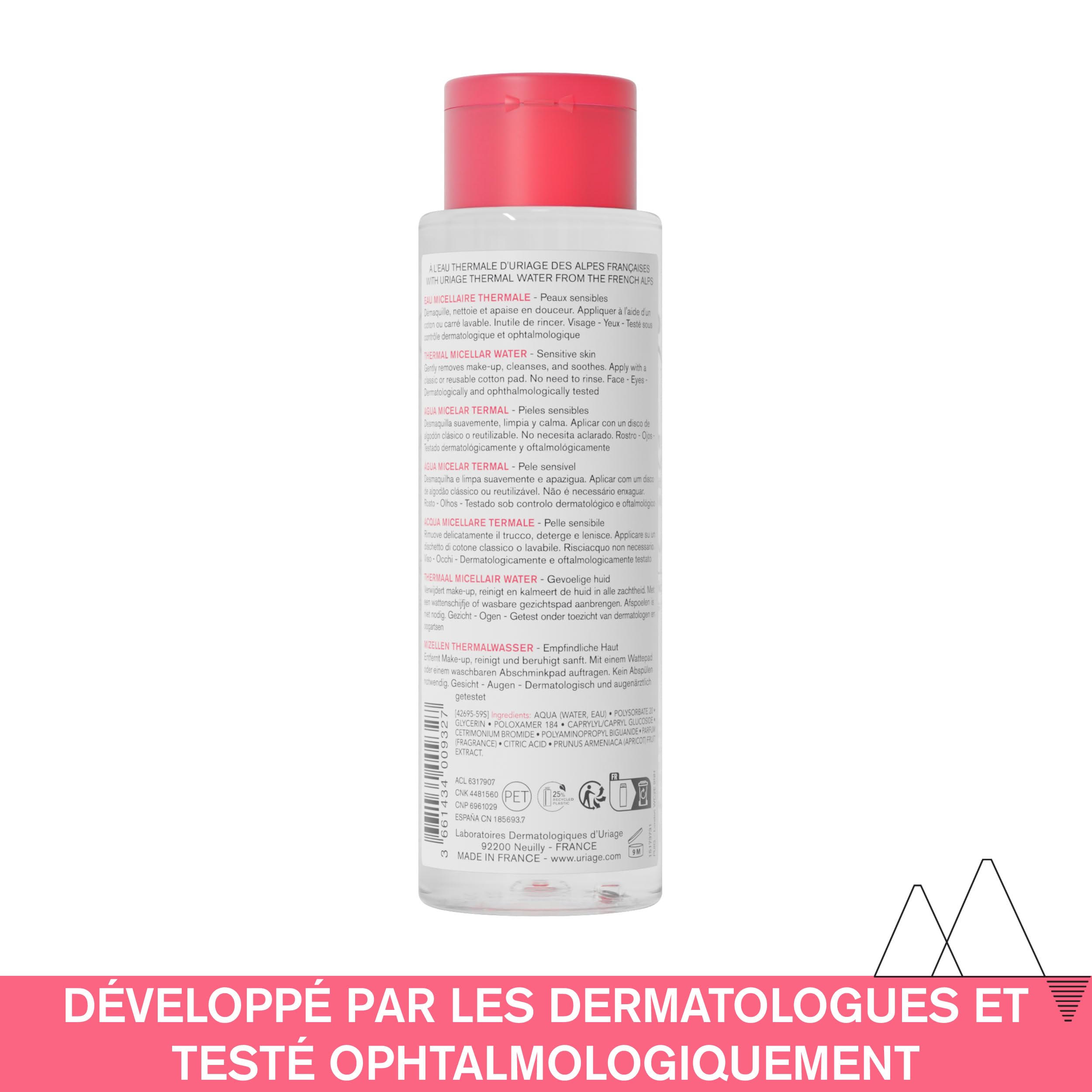 uriage-eau-micellaire-thermale-peaux-sensibles-3-en-1-250ml image 7
