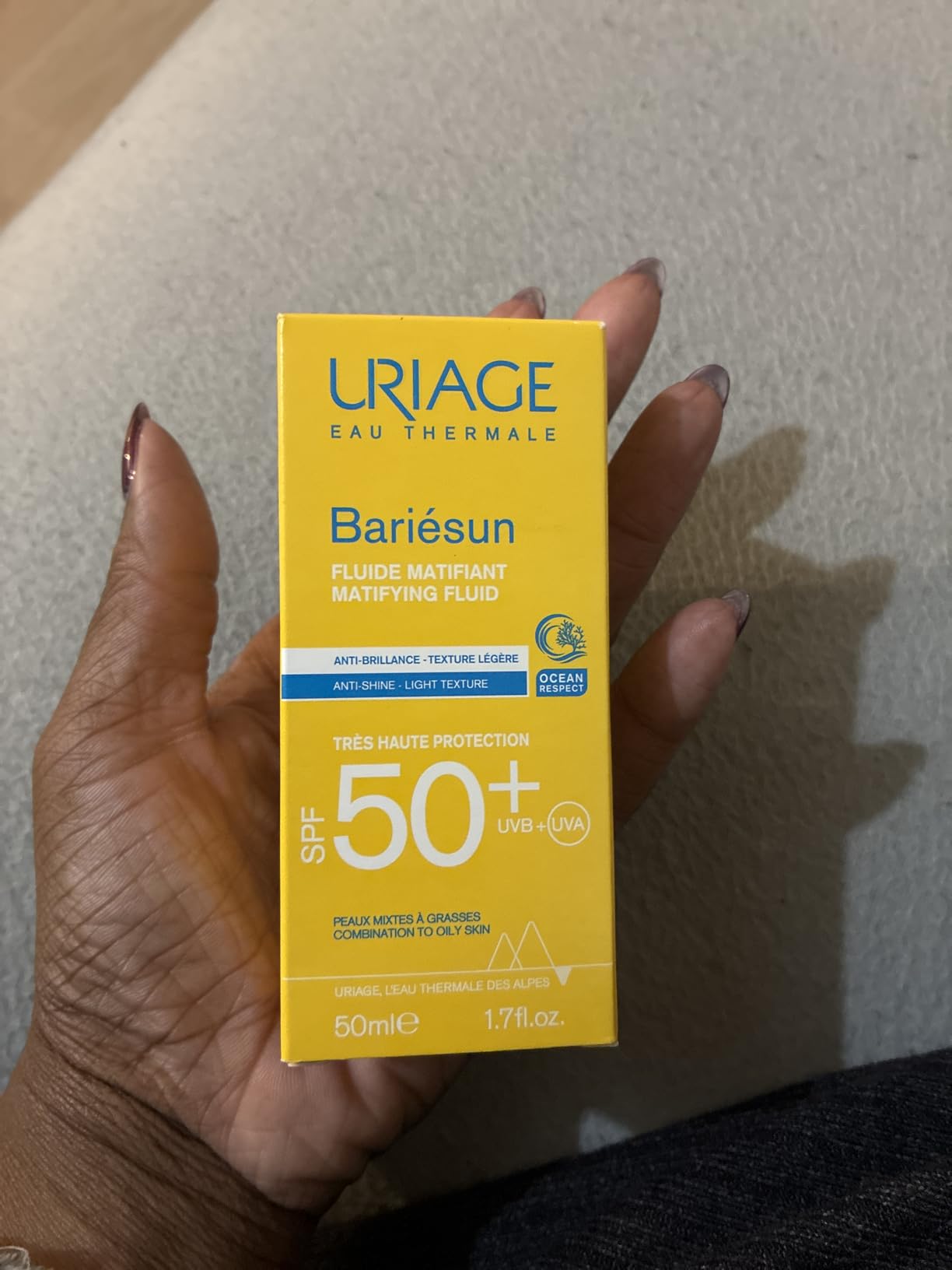 Enfin un SPF50 qui ne brille pas