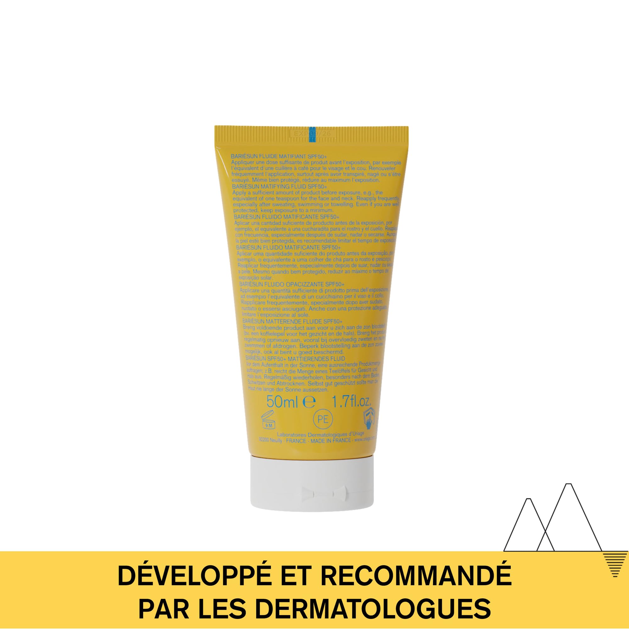 uriage-bari-sun-fluide-matifiant-spf50-50ml image 6