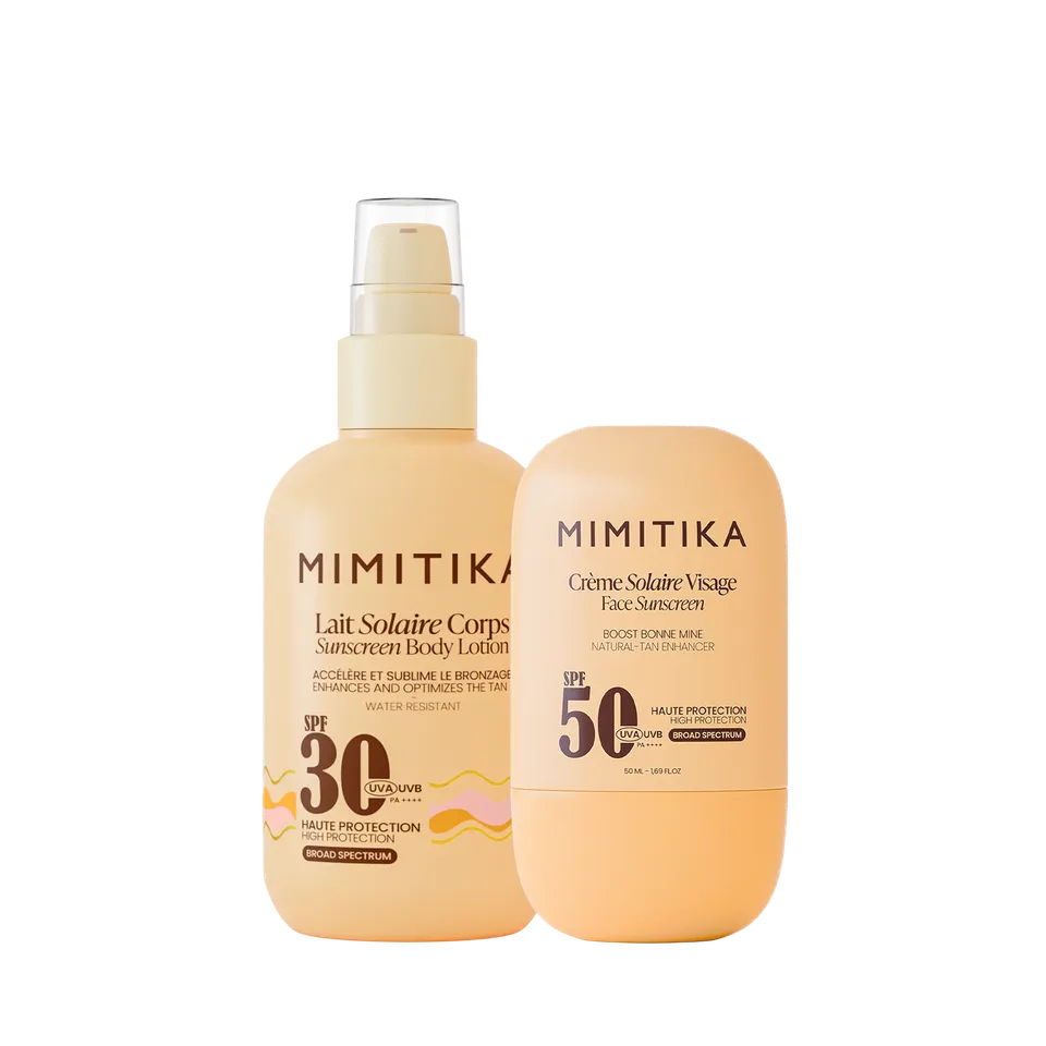 mimitika-duo-cr-me-visage-spf50-lait-solaire-spf30 image 1