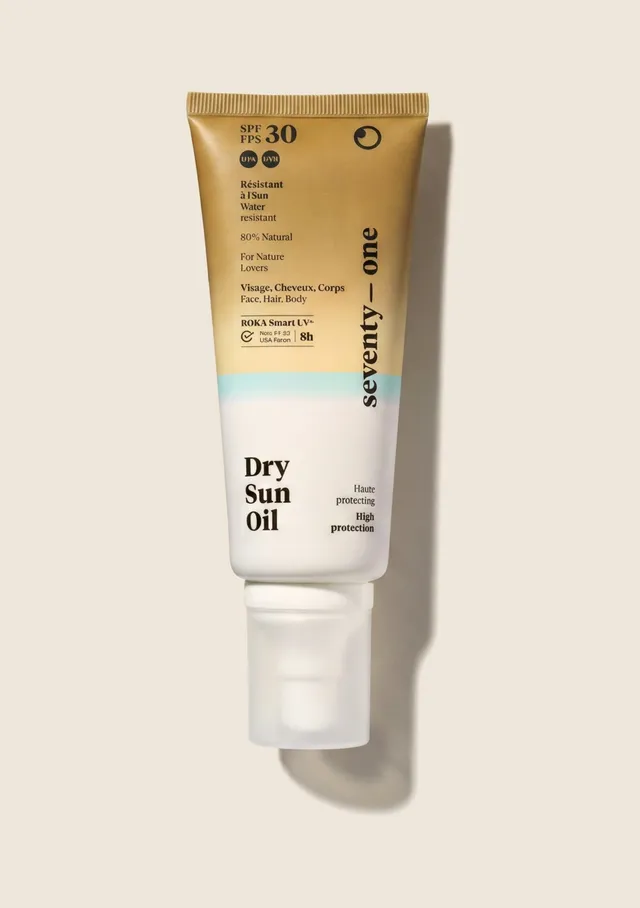 seventyone-percent-dry-sun-oil-spf30-3-en-1-visage-corps-cheveux image 1