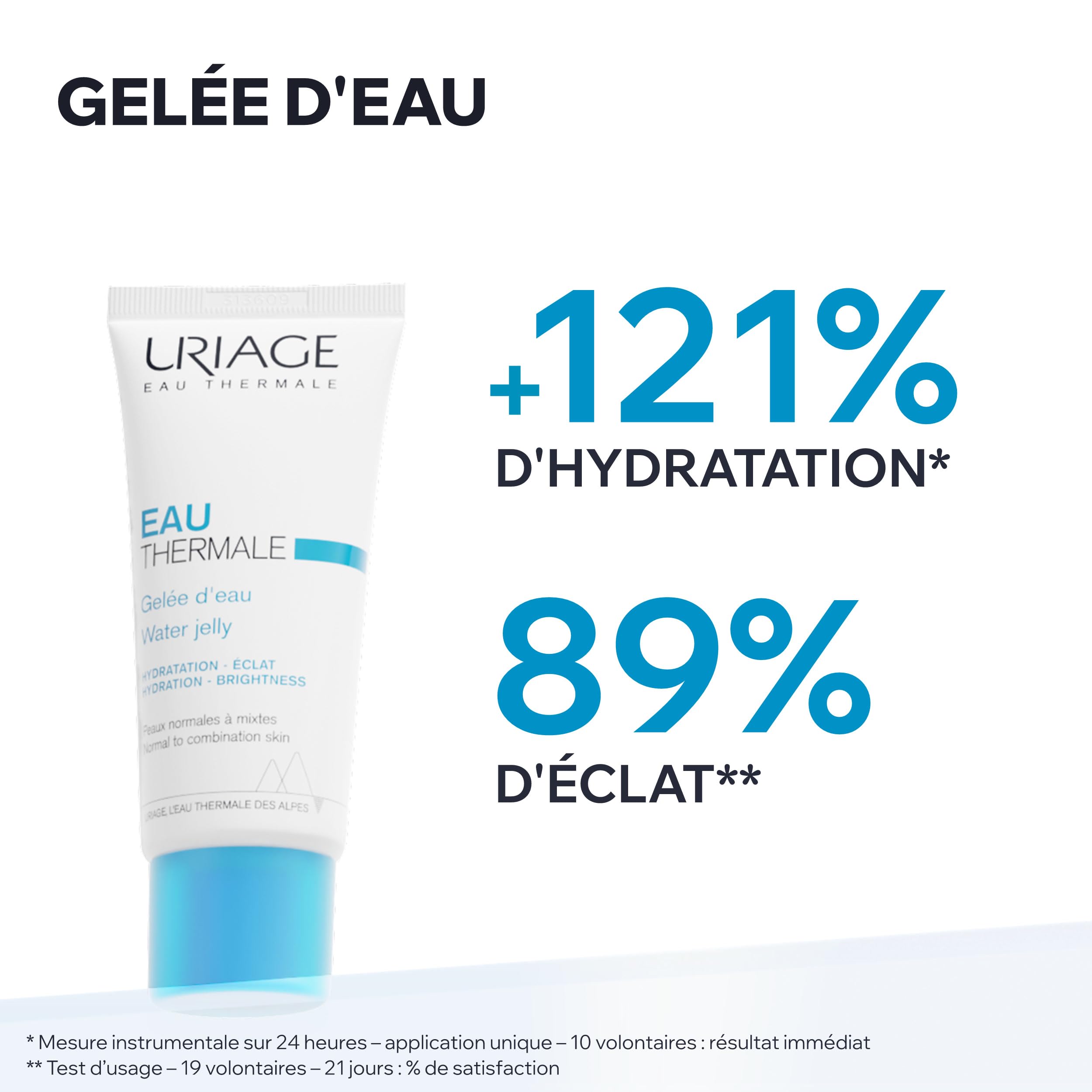 uriage-eau-thermale-gel-e-d-eau-hydratante-40ml-peau-mixte image 2