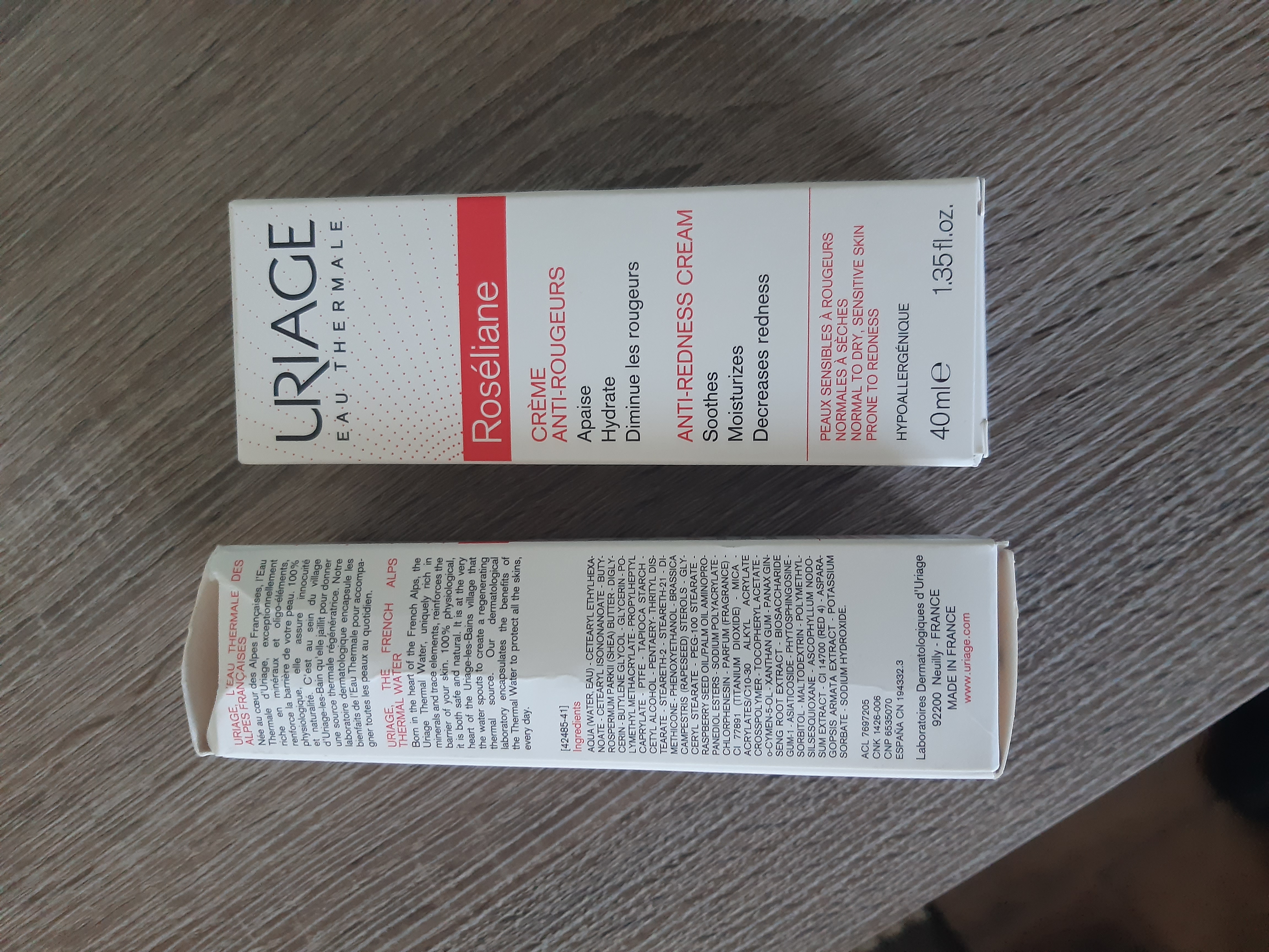 Efficace sur les rougeurs diffuses