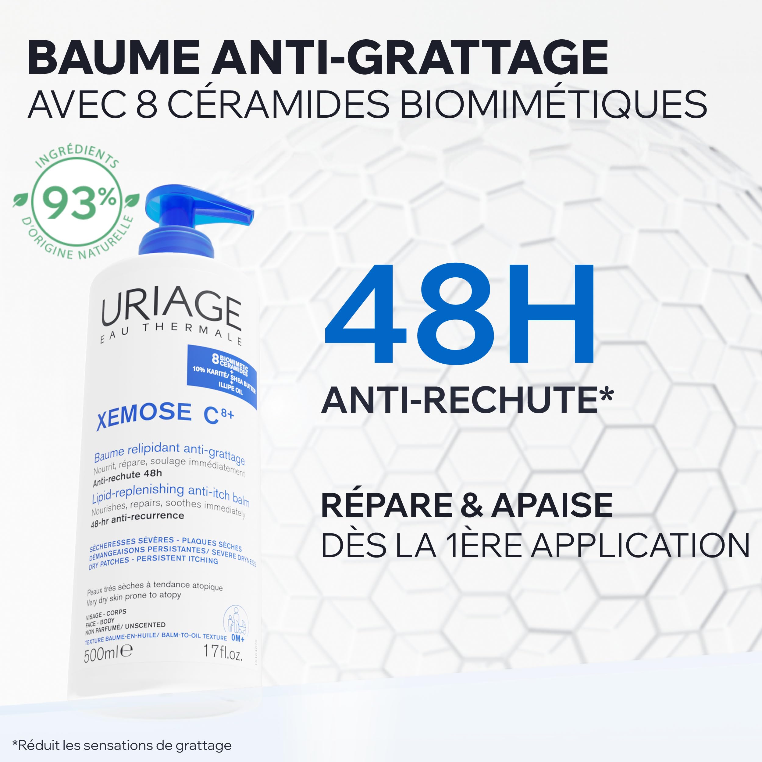 uriage-x-mose-baume-ol-o-apaisant-anti-grattage-500-ml image 2