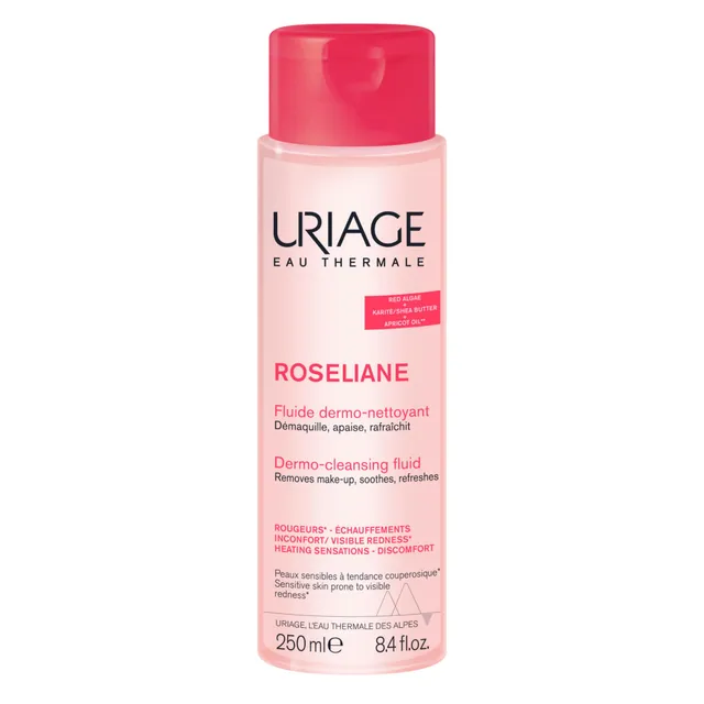 uriage-roseliane-nettoyant-visage-anti-rougeurs-lait-frais-250ml image 1
